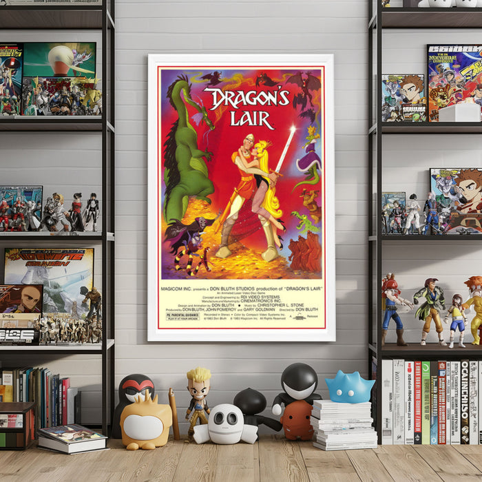 "Dragon's Lair" (1983) Framed Movie Poster