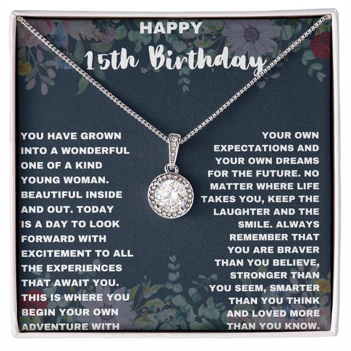 "Elegant Quinceañera Gifts Necklace for the Special Young Lady in Your Life"