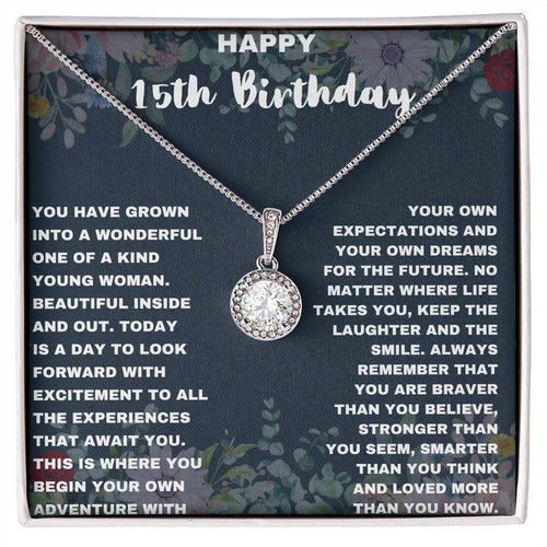 "Elegant Quinceañera Gifts Necklace for the Special Young Lady in Your Life"