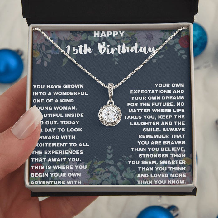 "Elegant Quinceañera Gifts Necklace for the Special Young Lady in Your Life"