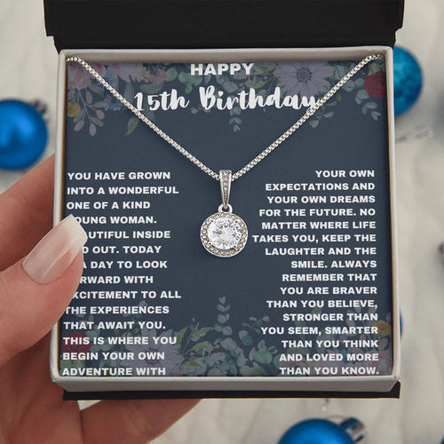 "Elegant Quinceañera Gifts Necklace for the Special Young Lady in Your Life"