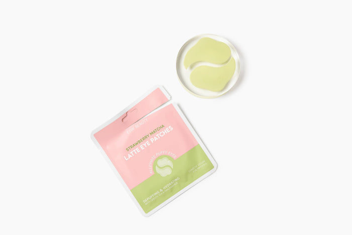 ESW Strawberry Matcha Latte Depuffing & Hydrating Eye Patches