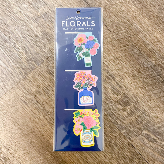Ever Upward Florals Shaped Magnetic Bookmarks - Lyla's: Clothing & Gifts - Online and Rockwall Texas Boutique