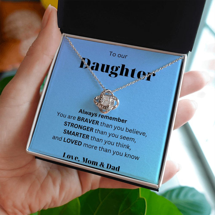 Father Daughter Necklace  - "Forever My Little Girl" Necklace - A Gift That Will Always Hold Meaning