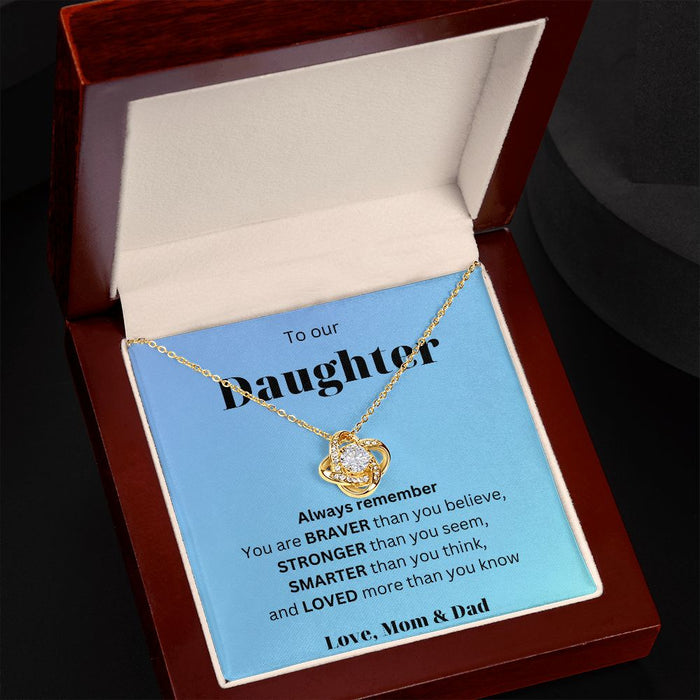 Father Daughter Necklace  - "Forever My Little Girl" Necklace - A Gift That Will Always Hold Meaning