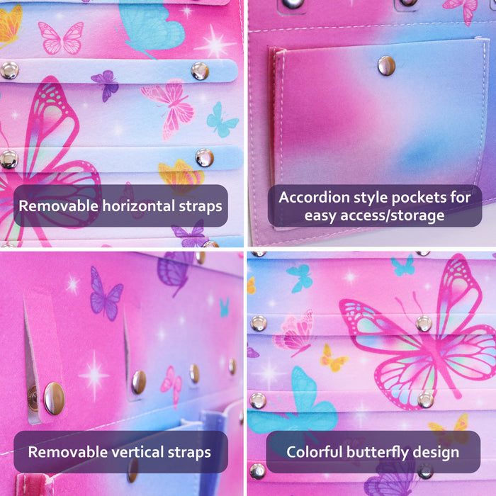 Frog Sac Hanging Butterfly Hair Accessories Holder Organizer
