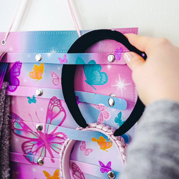 Frog Sac Hanging Butterfly Hair Accessories Holder Organizer