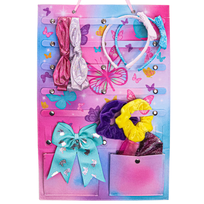 Frog Sac Hanging Butterfly Hair Accessories Holder Organizer