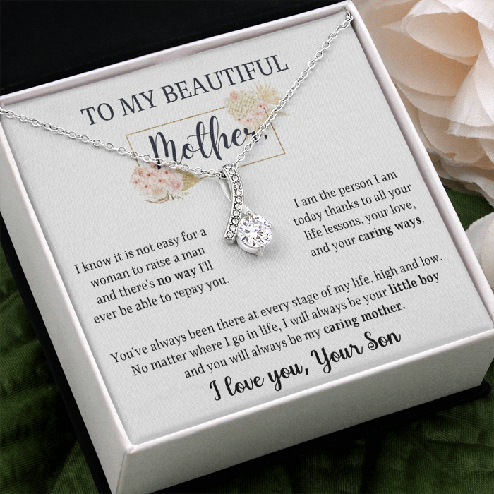 Gift for mom- You will be always be my caring mother - JWshinee