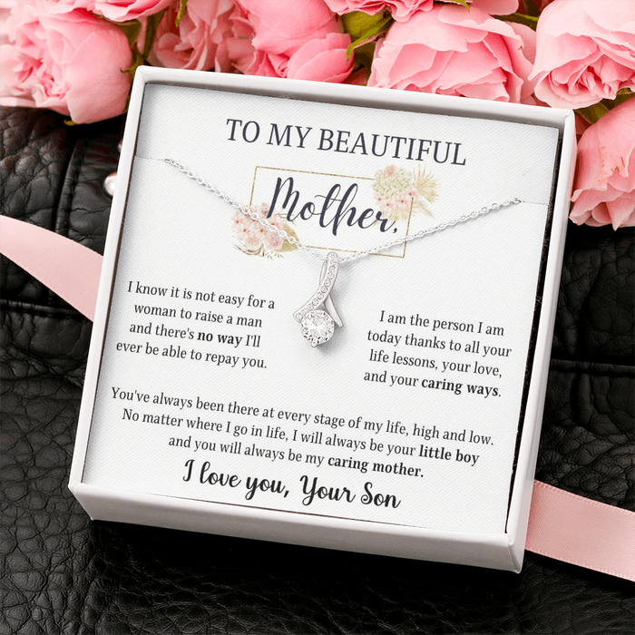 Gift for mom- You will be always be my caring mother - JWshinee