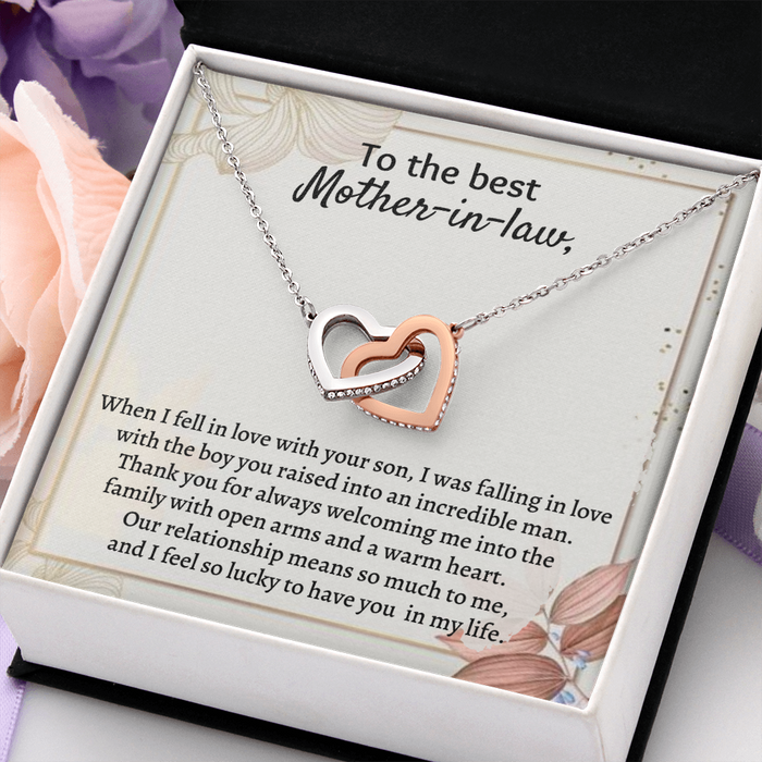 Gift for Mother - in - Law - Our relationship means so much to me, I feel so lucky to have you in my life - JWshinee