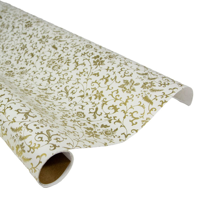 Gift Wrap Roll -Flora Scrollwork