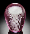 Glass Art - Pink Jellyfish Glow in the Dark