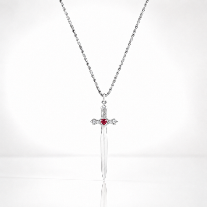 Heart & Dagger Necklace