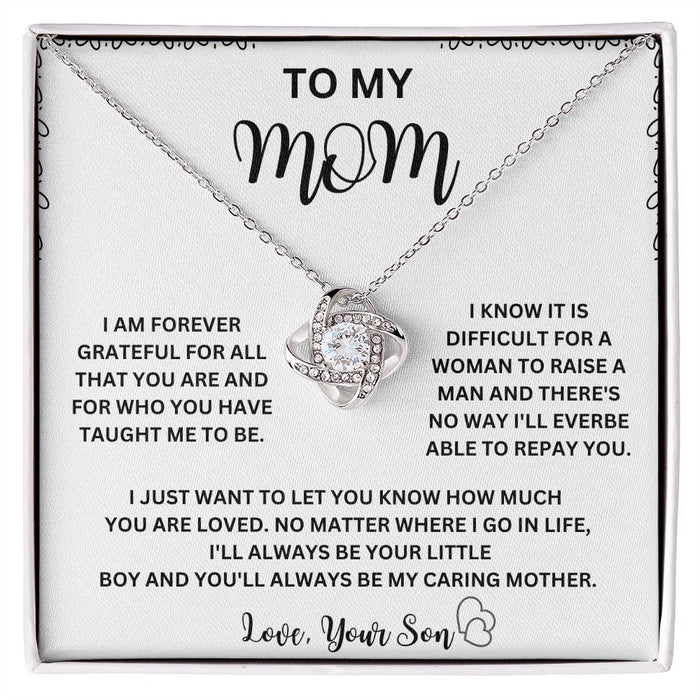 Heartfelt Gifts for Mom from Son – Unique Necklaces with Personalized Message Cards