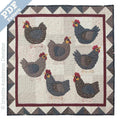 Hens in the Yard Quilt by Lynette Anderson
