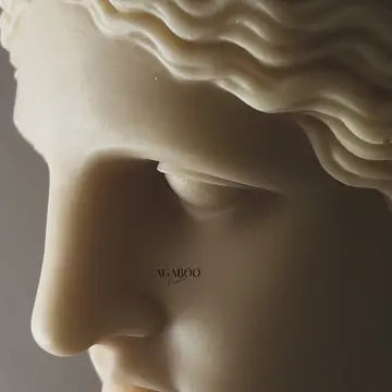 Hera Greek Goddess Bust Statue Candle