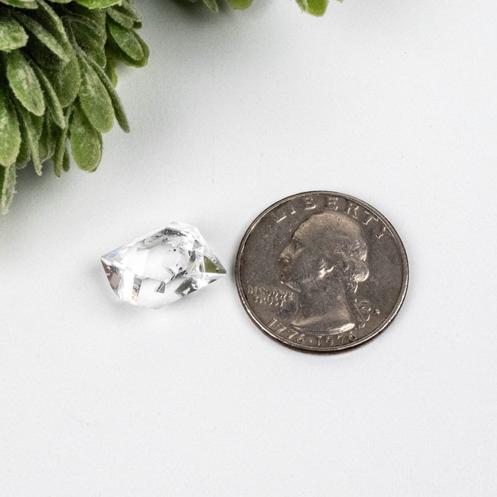 Herkimer Diamond Quartz Crystal 2.29 g 17x12mm A+ - InnerVision Crystals