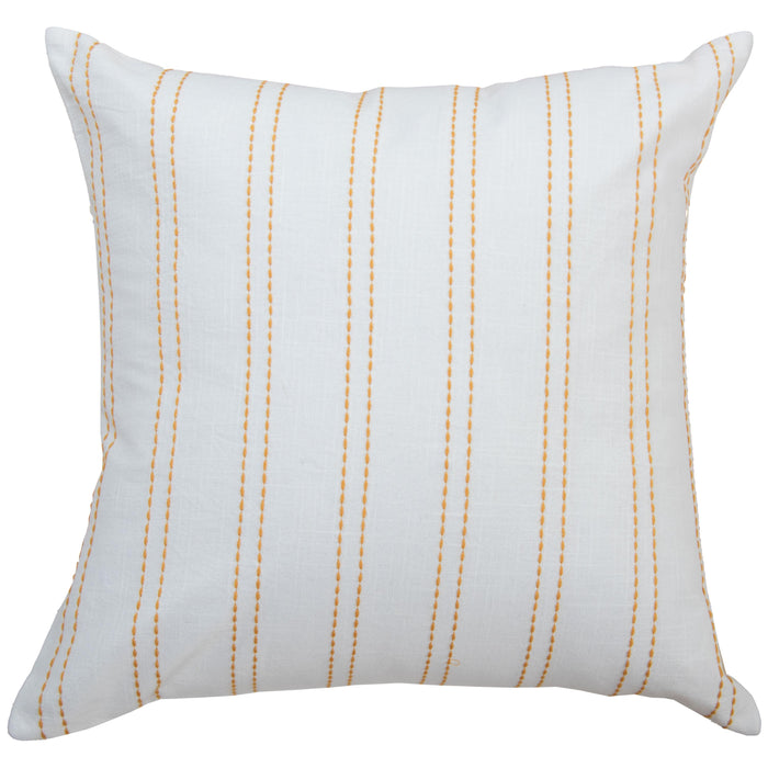 HOVMAND WHITE STRIPE MODERN INDUSTRIAL  THROW PILLOW