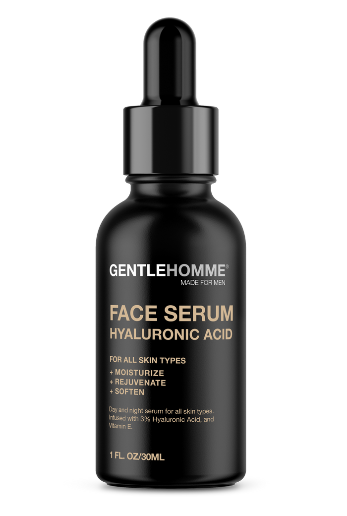 HYALURONIC ACID FACE SERUM | MENS SKIN CARE | BODY CARE