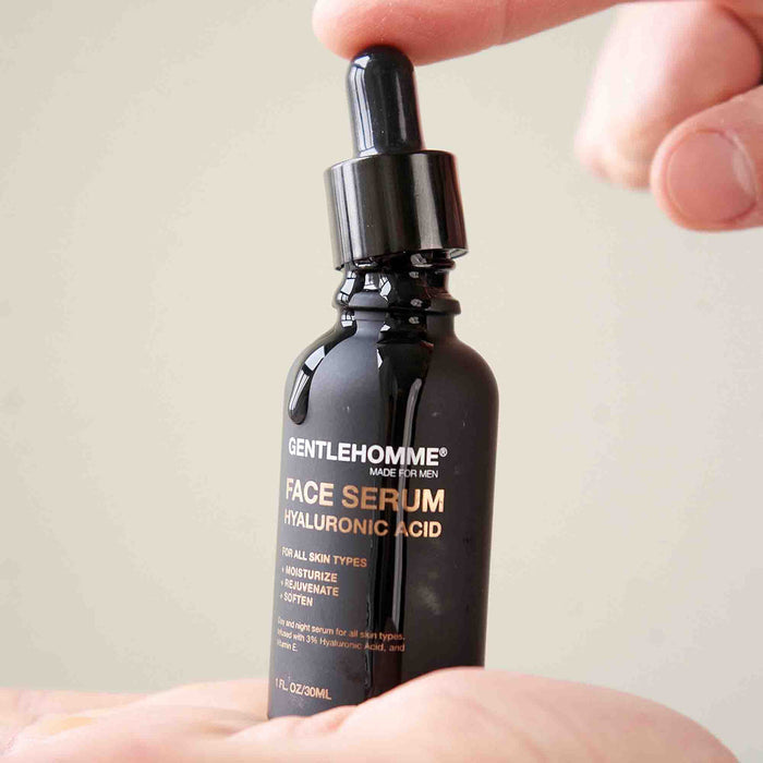 HYALURONIC ACID FACE SERUM | MENS SKIN CARE | BODY CARE