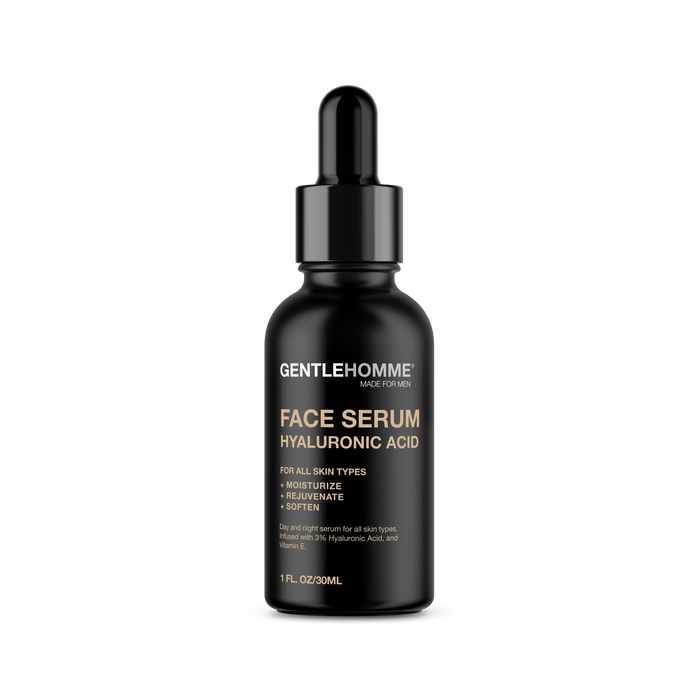 HYALURONIC ACID FACE SERUM | MENS SKIN CARE | BODY CARE