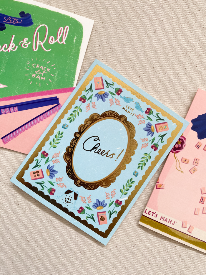 I LOVE YOU Mahjong Greeting Card