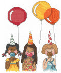 Ice Cream Cone Girls Counted Cross Stitch Kit