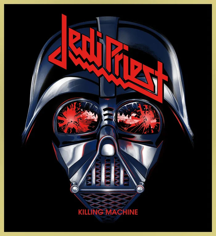 JEDI PRIEST - KILLING MACHINE / DARTH VADER - JUDAS PRIEST HEAVY METAL TURBO HOODIE!