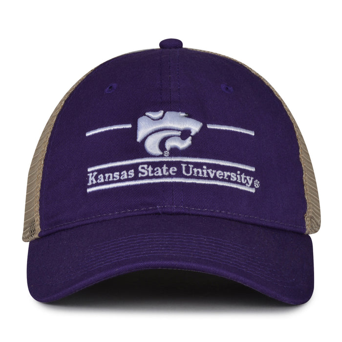 Kansas State Wildcats trucker hat with mesh back