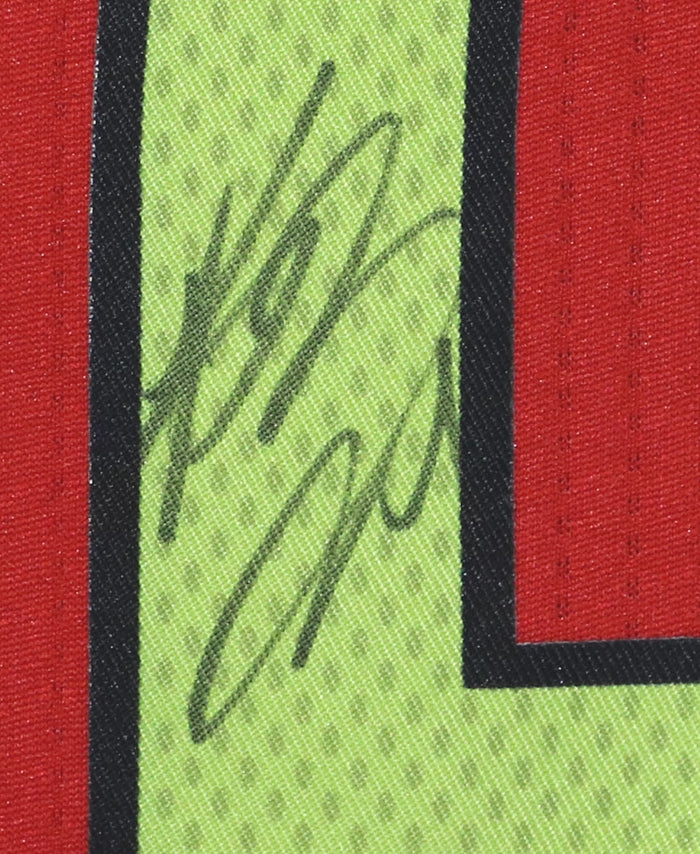 Kent Bazemore Atlanta Hawks Signed Autographed Red #24 Jersey JSA COA