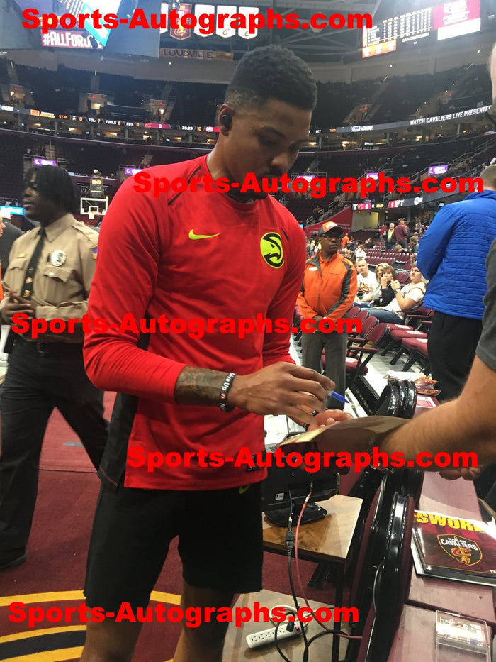 Kent Bazemore Atlanta Hawks Signed Autographed Red #24 Jersey JSA COA