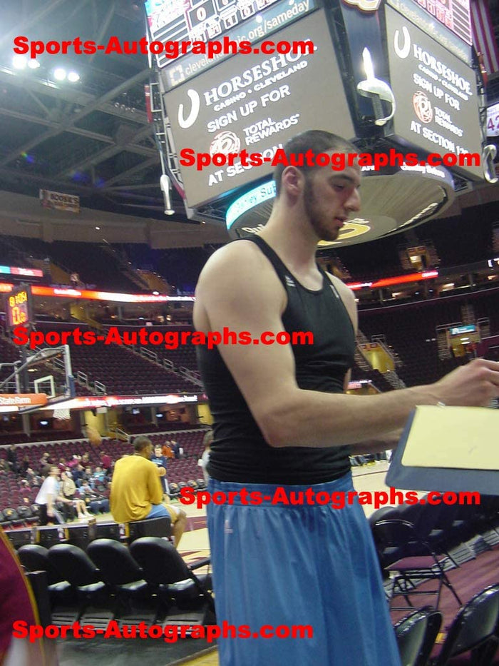 Kosta Koufas Sacramento Kings Signed Autographed Basketball Floorboard