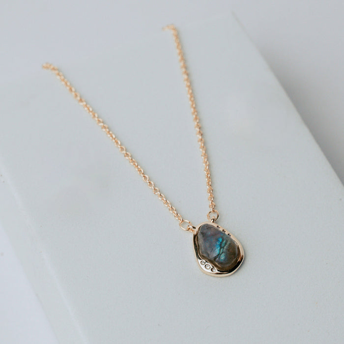 Labradorite Edge Necklace