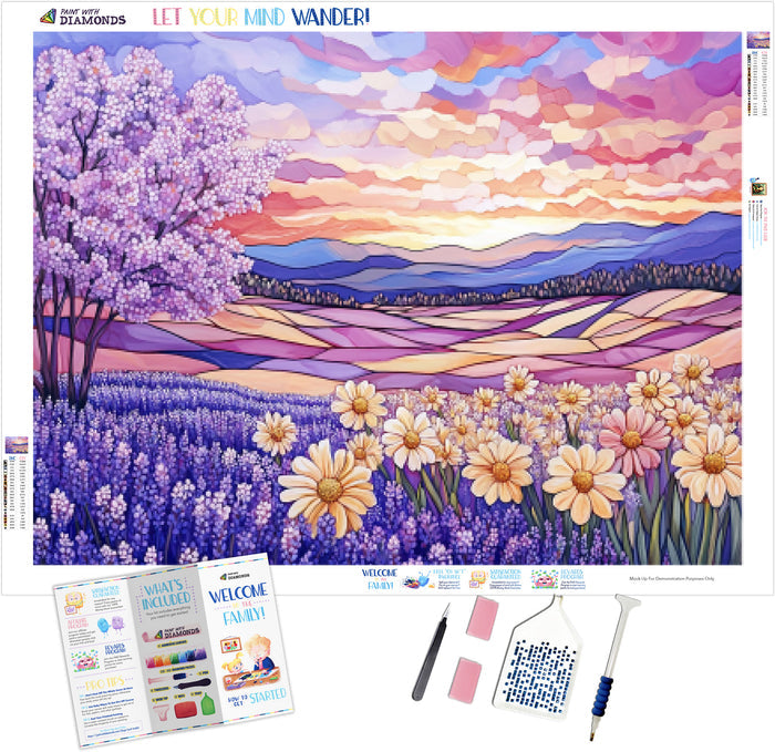 Lavender Fields & Cherry Blossom Trees