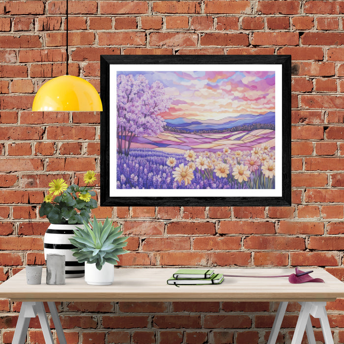 Lavender Fields & Cherry Blossom Trees