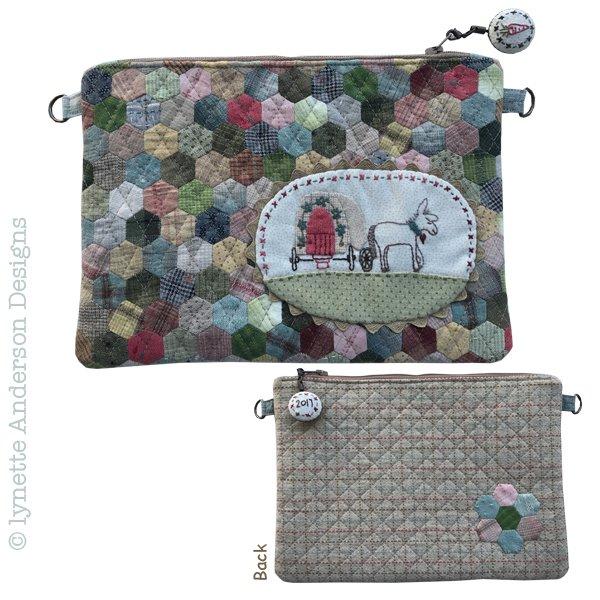Little Donkey Zippered Pouch by Lynette Anderson