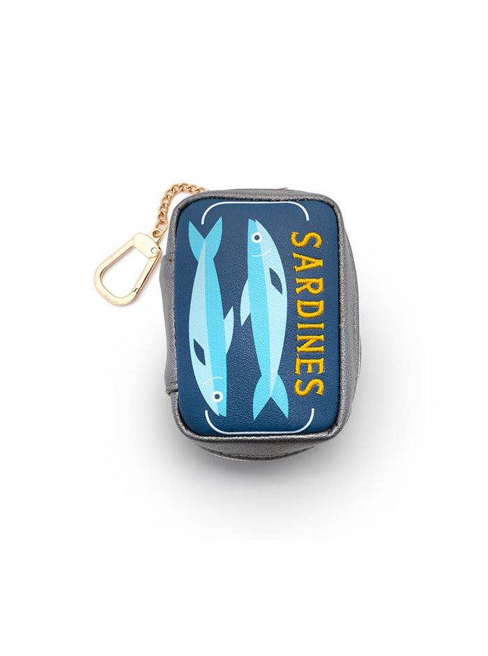 Living Royal 2-in-1 Bag Charm & Reusable Shopper Bag - Canned Sardines