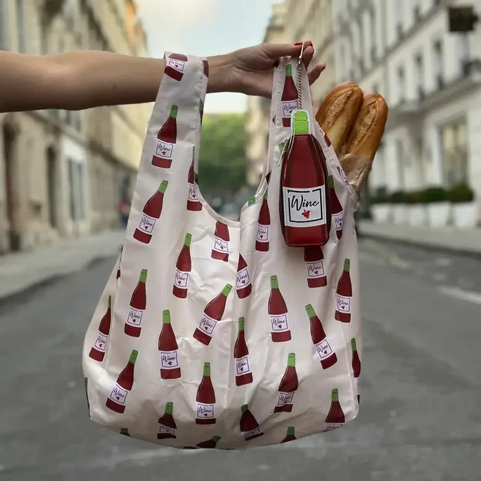 Living Royal 2-in-1 Bag Charm & Reusable Shopper Bag - Canned Sardines