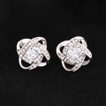 Love Knot Stud Earrings - JWshinee