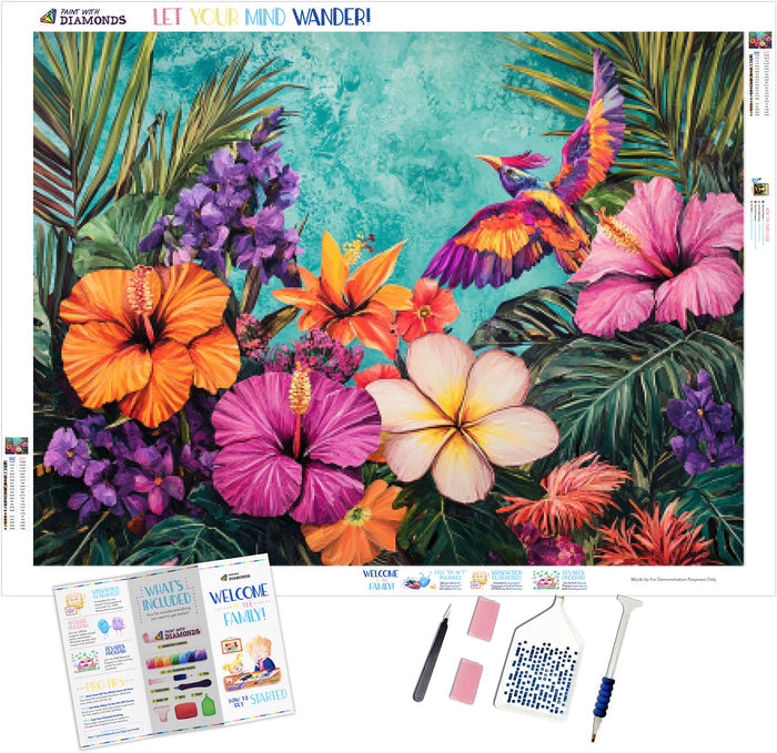 Lush Tropical Bloom Paradise