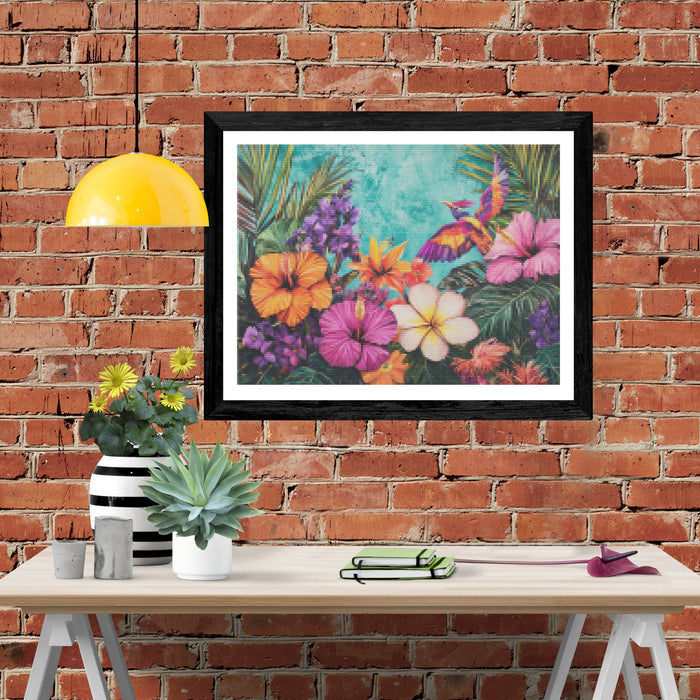 Lush Tropical Bloom Paradise