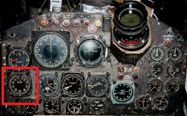 Mach Speed Indicator / Machmeter, CF-100 Canuck, CL-13 Sabrejet, RCAF