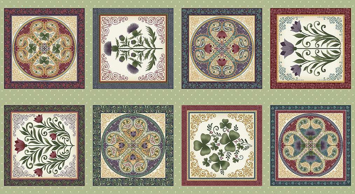 Makower Fabric Panels & Labels Makower Kindred Panel - The Sewing Studio