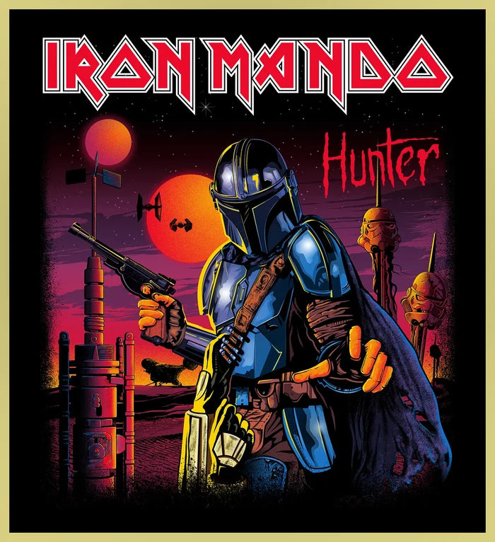 MANDALORIAN - MAIDEN HEAVY METAL TURBO HOODIE!