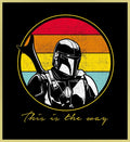 MANDALORIAN - RETRO 'THIS IS THE WAY' - NEW POP TURBO HOODIE!