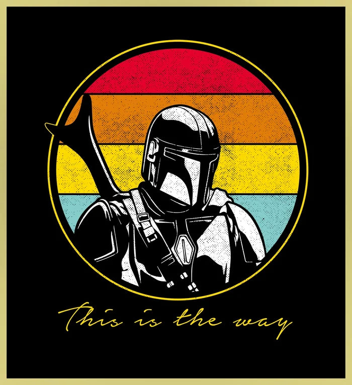 MANDALORIAN - RETRO 'THIS IS THE WAY' - NEW POP TURBO HOODIE!