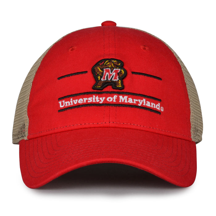 Maryland Terrapins trucker hat with mesh back