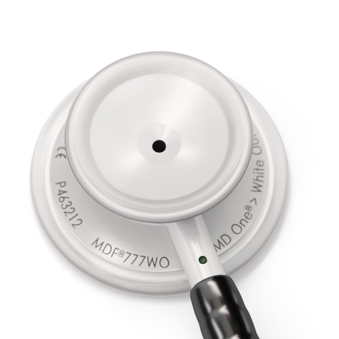 Stethoscope MDF Instruments MD One Stainless Steel Adult Dual Head Black and WhiteOut Custom Engraving
