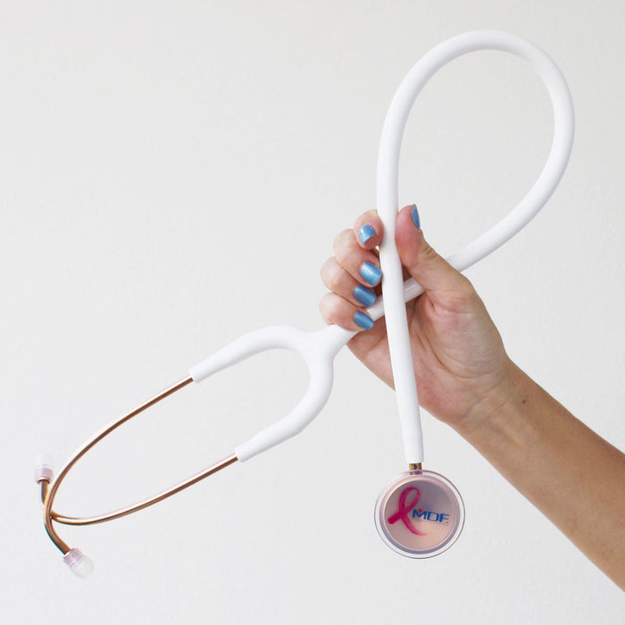 Rose Gold Stethoscope MDF Instruments MD One Breast Cancer Pink Ribbon Awareness Edition